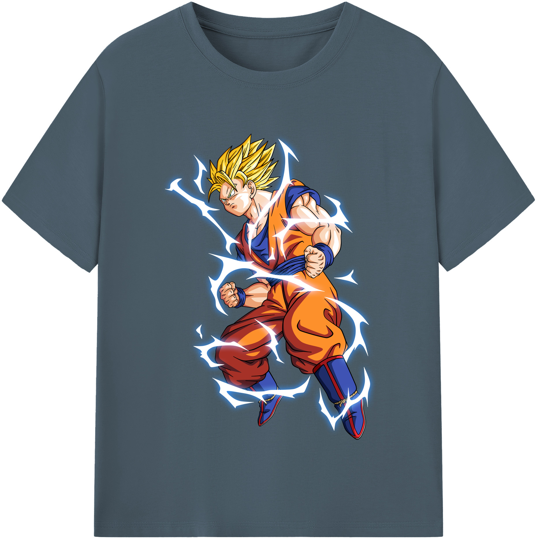 （画像用） ドラゴンボール 孫悟空（そん ごくう）Son Goku カカロット DRAGON BALL Kakarotto 綿100％半袖Tシャツ（フロントプリント）